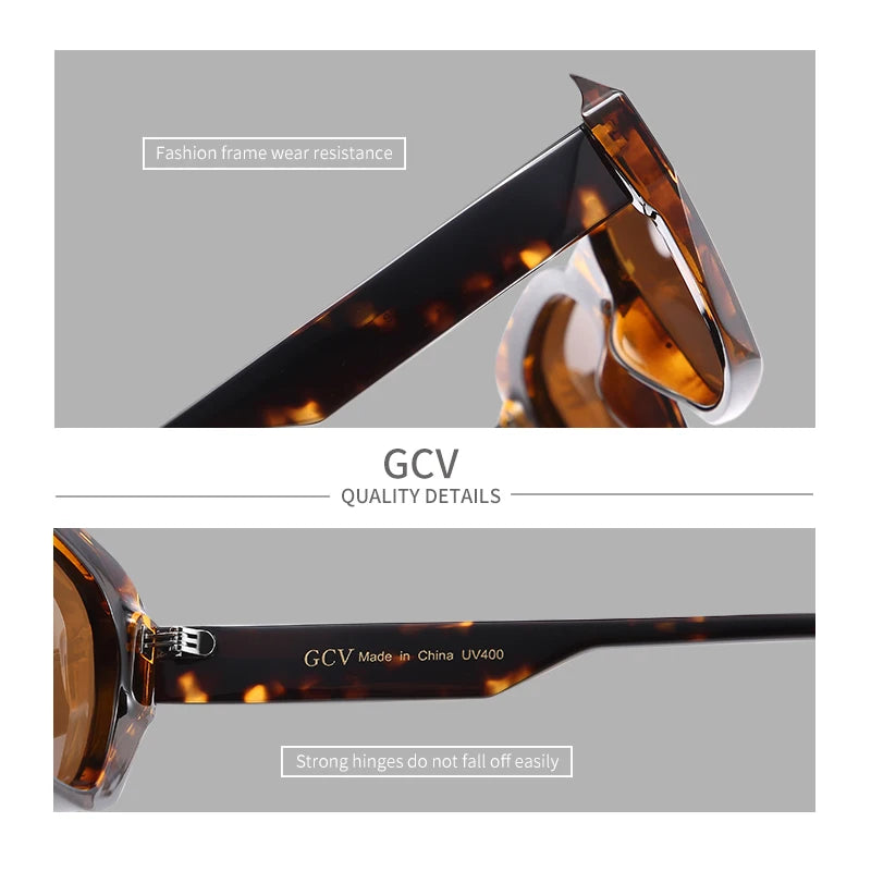 Brand Acetate Cat Eye Polarized Sunglasses Women Fashion Outdoors Eyewear Uv400 Ultraviolet-Proof Quality of Luxury Goods