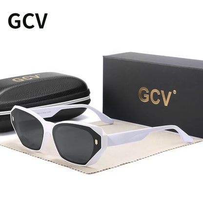 Brand Acetate Cat Eye Polarized Sunglasses Women Fashion Outdoors Eyewear Uv400 Ultraviolet-Proof Quality of Luxury Goods